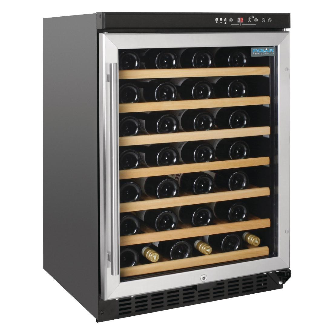 Polar Undercounter 54 Bottle Wine Cooler | Cooling