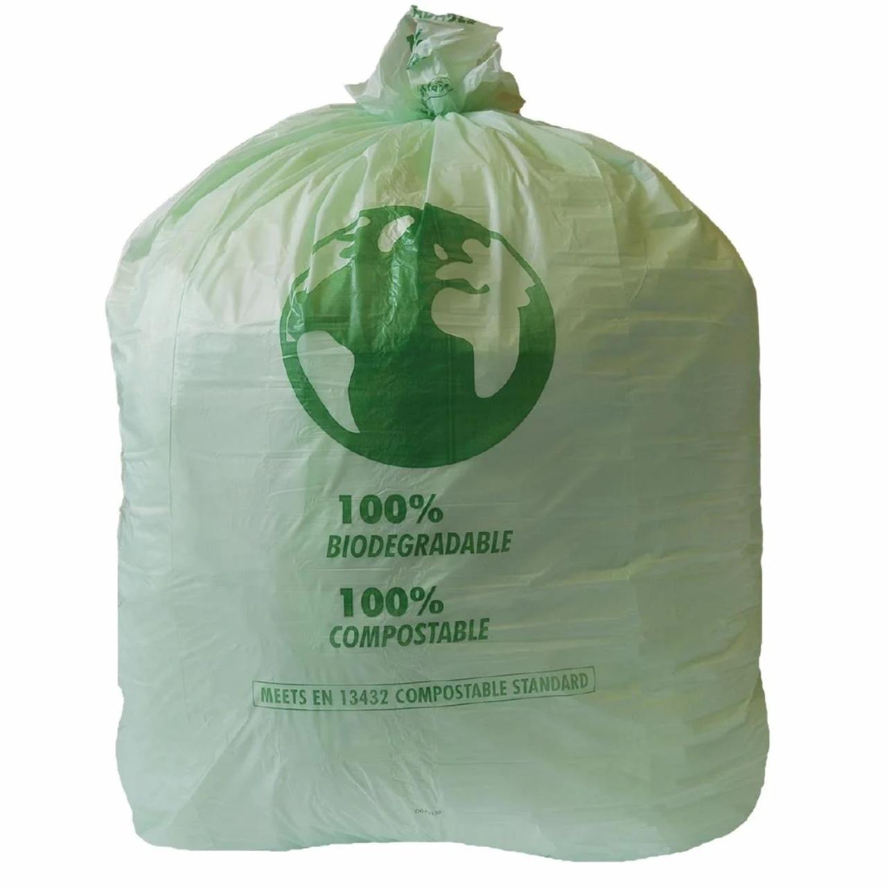 Jantex CT909 Large Compostable Bin Liners 90 Litres   Ct909 