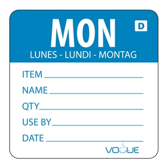 Vogue GH351 Dissolvable Blue Monday Labels