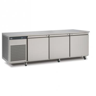 Foster EP2/3H 43-390 EcoPro G3 Three Door Refrigerated Prep Counter - Stainless Steel Interior & Exterior