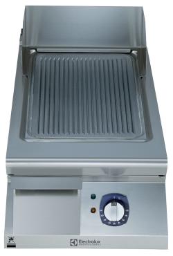 Electrolux Professional 900XP W400 Electric Ribbed Griddle, Brushed Chrome - 391356