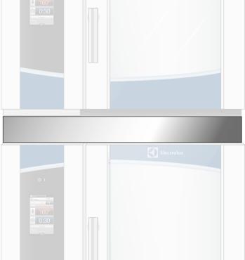 Electrolux Professional Stacking Kit for 6 x 1/1GN on 6 x 1/1GN or 10 x 1/1GN Electric Air-o-System Combi Ovens - 922319