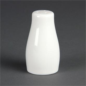 C213 Olympia Whiteware Salt Shakers 90mm