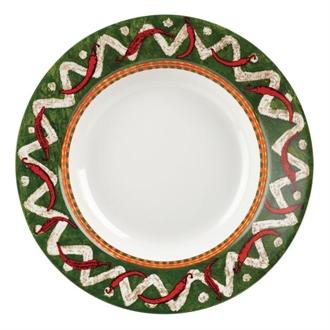 CA622 Churchill Salsa Rimmed Pasta Plates