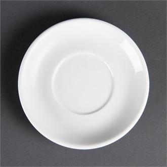 CB472 Olympia Whiteware Stacking Espresso Saucers