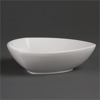 CB680 Olympia Whiteware Rounded Triangular Bowls 200mm