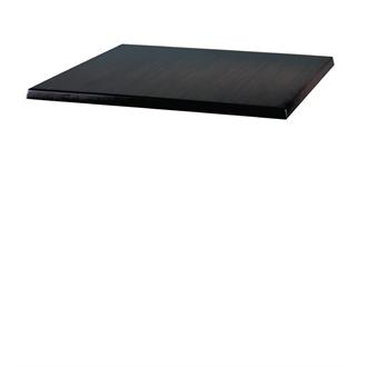 CC514 Werzalit Square Table Top Black 700mm