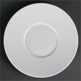 CD737 Olympia Whiteware Elegant Saucers 148mm