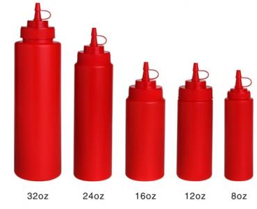 Red Squeeze Sauce Bottle - CK3045
