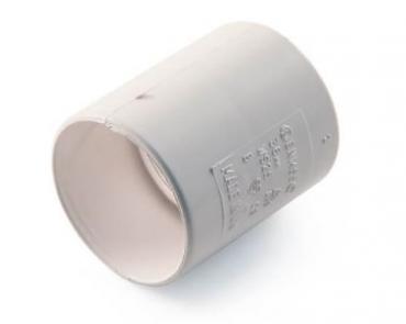 Solvent Weld Straight Coupling 50mm White- CKP1846