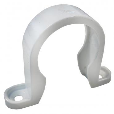 CKP1882 White Solvent Weld Pipe Clip - 32mm