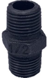 CKP6441 Black Iron Inch Nipple 1/2