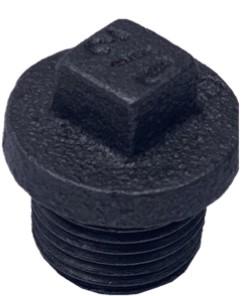 CKP6446 Black Iron Hollow Plug 1/2