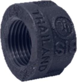 CKP6451 Black Iron Round Cap 1/2