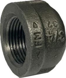 CKP6452 Black Iron Round Cap 3/4