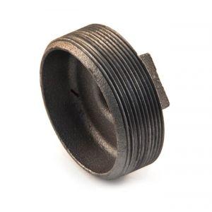 CKP8431 Plain Hollow Plug Black 2