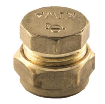 CKP9348 Stop End UK Compression Brass 28mm