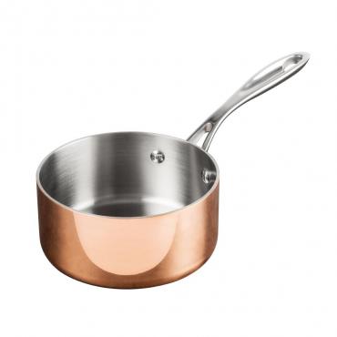 CM674 Tri Wall copper saucepan 140mm