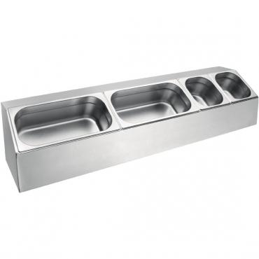 Vogue CP542 Stainless Steel Gastronorm Pan Rack Long