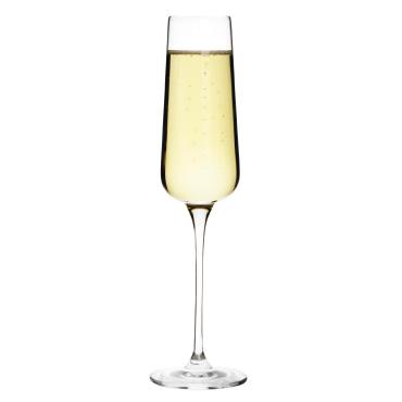 Olympia Claro One Piece Angular Champagne Flute 260ml (Pack of 6) - CS467