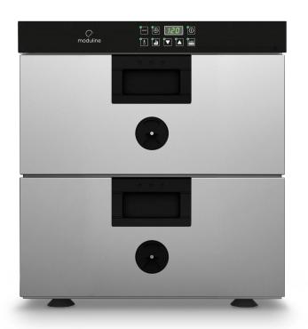 Moduline CSD002E Slimline Countertop 2 Drawer Cook & Hold Oven 12kg Load	