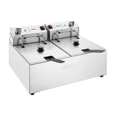 Buffalo CU624 Double Electric Fryer with Timer 2x5Ltr