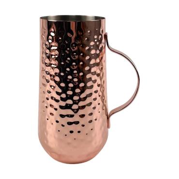 Beaumont Copper-Plated Tall Hammered Mug 450ml - CZ665