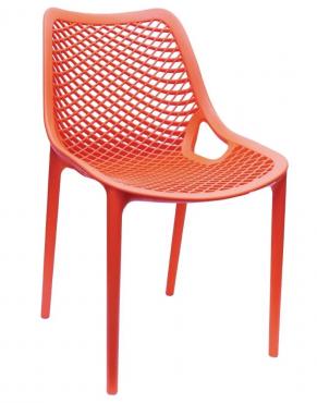 Bolero Orange PP Mesh SideChair (Pack of 4)