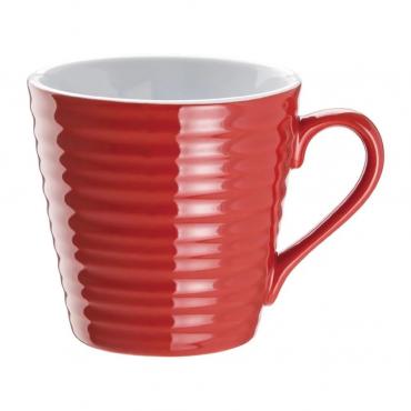 Olympia Cafe Aroma Mugs Red 340ml - DH632 - Pack Of 6