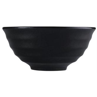 DL436 Churchill Zen Noodle Bowls Black 120mm