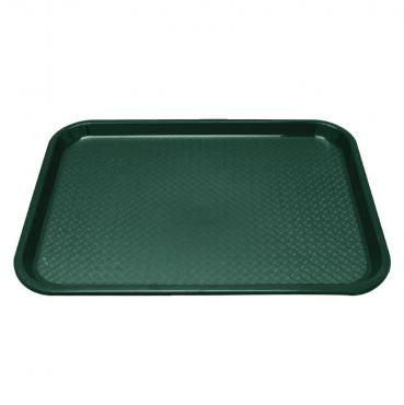 DP214 Kristallon Plastic Fast Food Tray Green Small