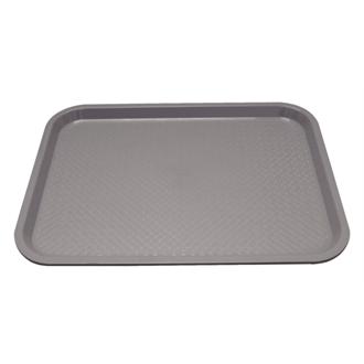 DP217 Kristallon Plastic Fast food tray grey small. 