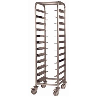DP292 EAIS Stainless Steel Clearing Trolley 12 Shelves