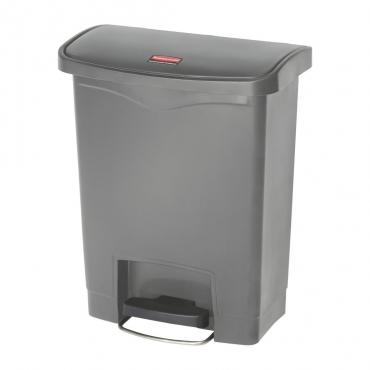 Rubbermaid DY114 Slim Jim Step On Front Step Pedal Bin Grey