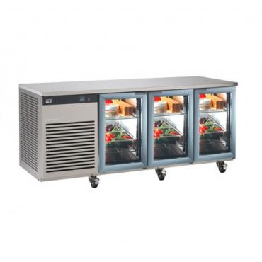 Foster EcoPro G2 EP1/3G Refrigerated Prep Counter with Glass Door 12-247