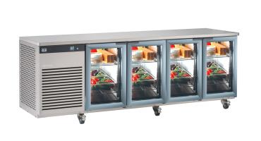 Foster EP1/4G EcoPro G2 Refrigerated Prep Counter with Glass Doors
