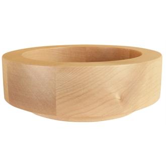 GC930 APS Frames Maple Wood Small Round Buffet Bowl Box