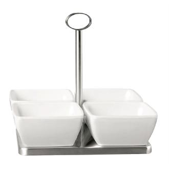 GF164 APS Stainless Steel Stand with 4x Bowls