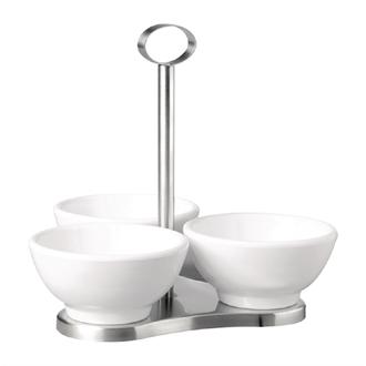 GF165 APS Stainless Steel Stand with 3x Bowls