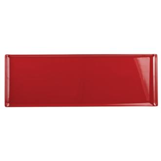 GF678 Alchemy Buffet Red Melamine Rectangular Trays 580x 200mm