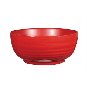 GF706 Art de Cuisine Red Glaze Ripple Bowls Large