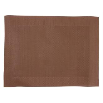 GG044 Woven PVC Brown Table Mat