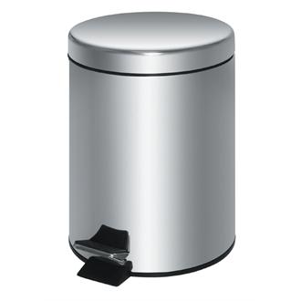 Bolero GG977 Stainless Steel Pedal Bin Silver 20Ltr