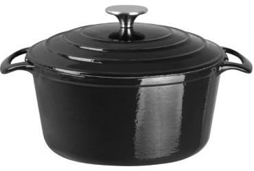 Vogue Black Round Casserole Dish 3.2Ltr - GH300