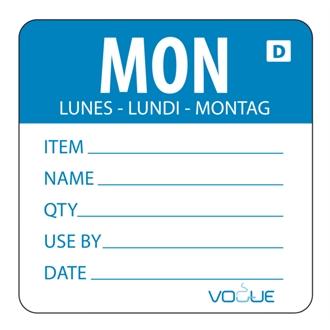 Vogue GH351 Dissolvable Blue Monday Labels