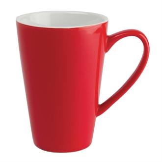 GK082 Olympia Cafe Latte Cups Red 454ml 16oz