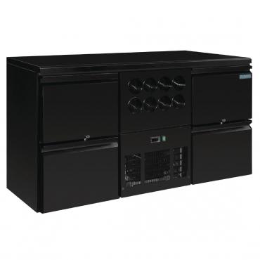 Polar U-Series Four Drawer Back Bar Counter and Wine Fridge -  GL457