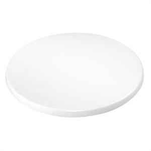 Bolero GL972 Round Table Top White 800mm