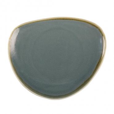 Olympia Kiln Triangular Plate Ocean 230mm - GP342 - Pack of 6