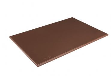 Hygiplas HC857 Anti-bacterial Low Density Chopping Board Brown.